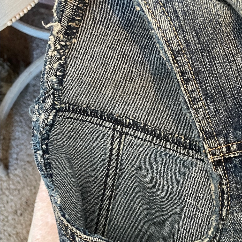 American Eagle Outfitters Blue Denim Vest - Picture 12 of 12